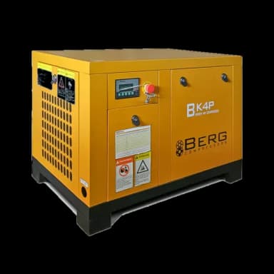 Винтовой компрессор BERG ВК-4Р, 7 бар, с преобразователем (7 бар, IP 55, С преобразователем) — фото 1