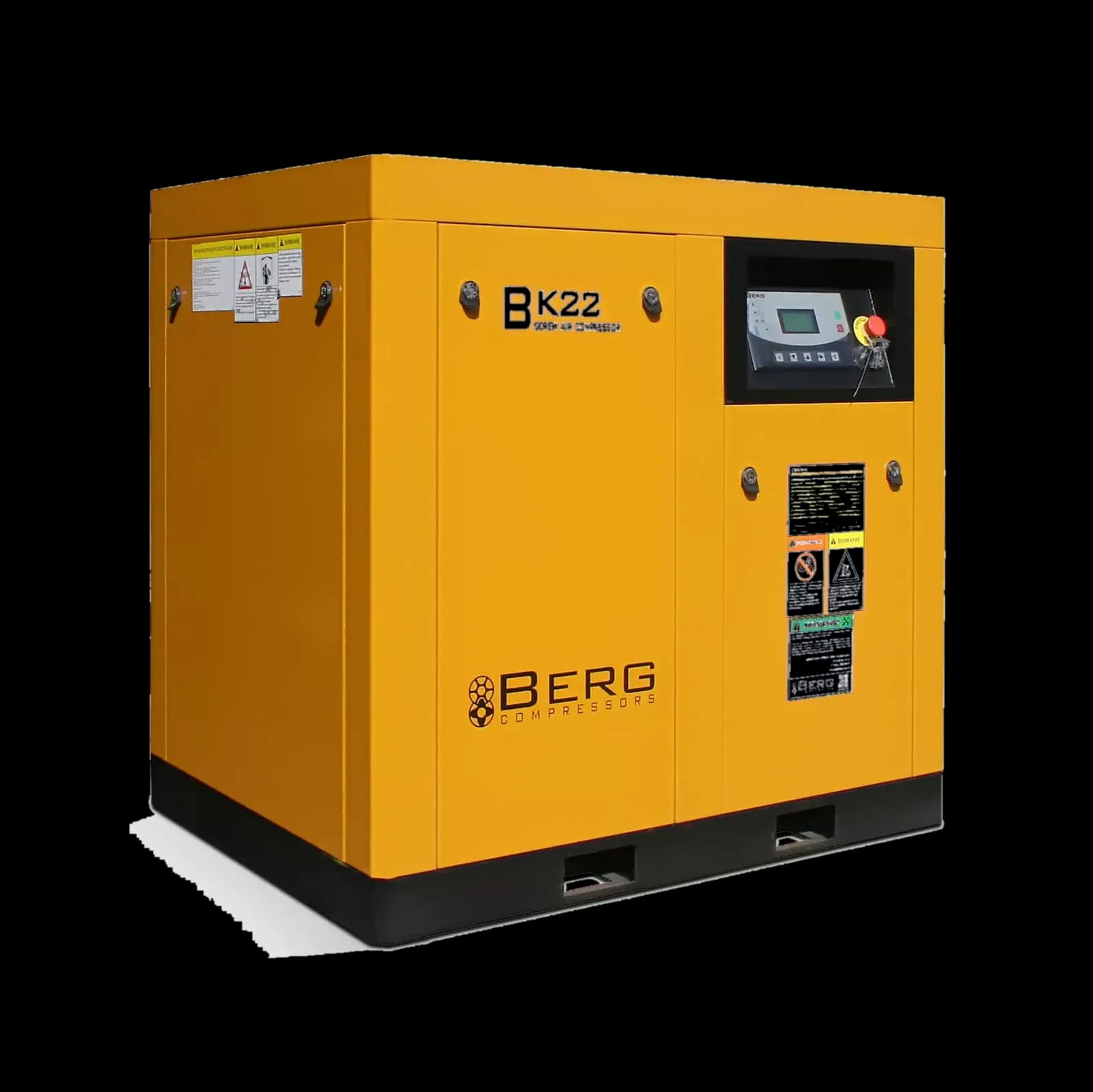 Винтовой компрессор BERG ВК-22, 7 бар, с преобразователем (7 бар, IP 23, С преобразователем) — фото 4
