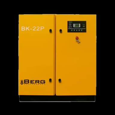 Винтовой компрессор BERG ВК-22Р, 16 бар, с преобразователем (16 бар, IP 23, С преобразователем) — фото 8