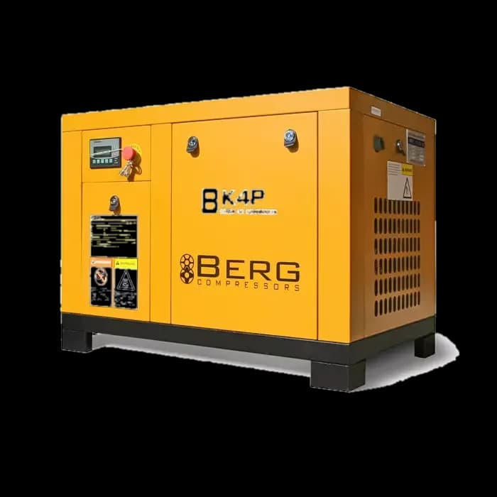 Винтовой компрессор BERG ВК-4Р, 7 бар, с преобразователем (7 бар, IP 55, С преобразователем) — фото 6