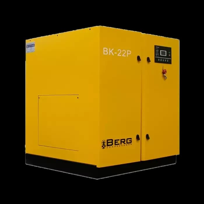 Винтовой компрессор BERG ВК-22Р, 16 бар, с преобразователем (16 бар, IP 23, С преобразователем) — фото 7