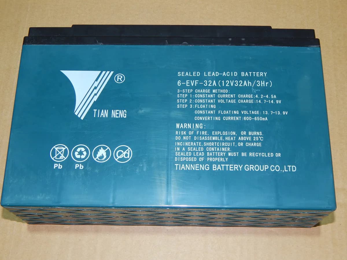 Набор аккумуляторов (GEL) 12/35 В/Ач (265х75х170 х 2 шт) для MINI 350 — фото 2