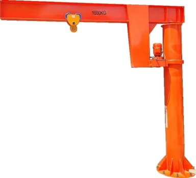 Кран консольный поворотный электрический TOR JIB г/п 2000 кг, высота 3 м, стрела 3 м — фото 1